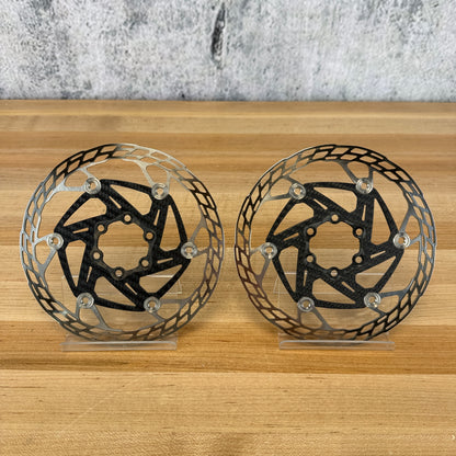 Low Mile! Carbon-Ti X-Rotor Steelcarbon 3 160/160mm Disc Brake Rotors 158g