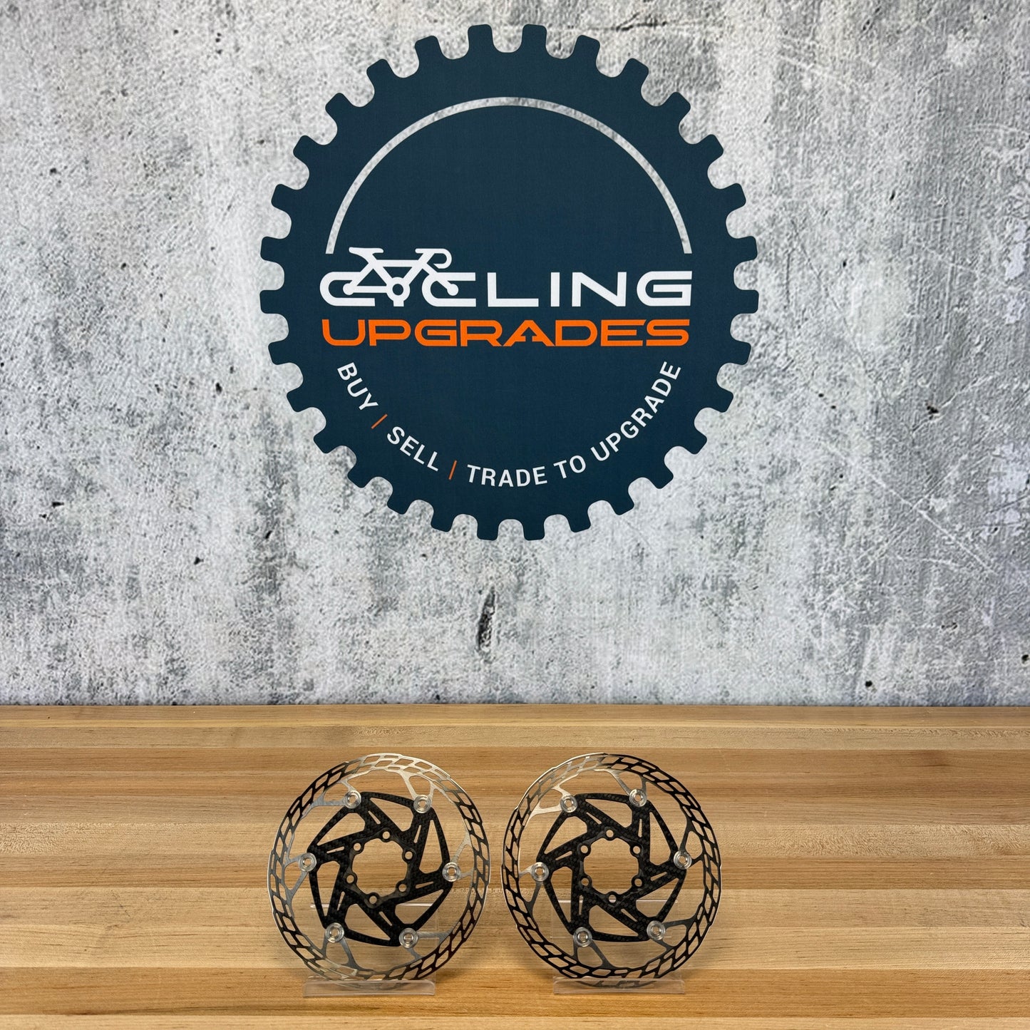 Low Mile! Carbon-Ti X-Rotor Steelcarbon 3 160/160mm Disc Brake Rotors 158g