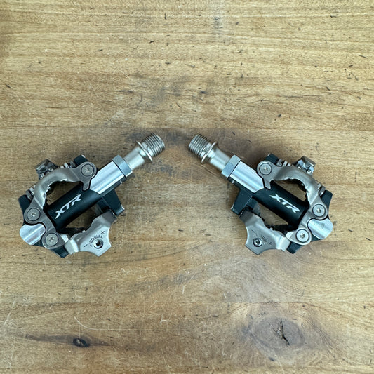 Light Use! Shimano XTR PD-M9100 55mm Axle Clipless Mountain Bike Pedals 300g