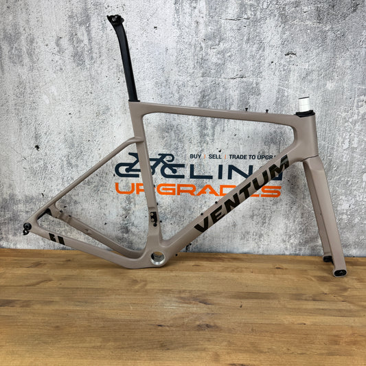 2022 Ventum GS1 Medium Carbon Gravel Disc Frameset 700c 1910g