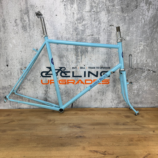 Boulder Bicycle All Road Randonneur 59cm Rim Brake Steel Frameset 650b