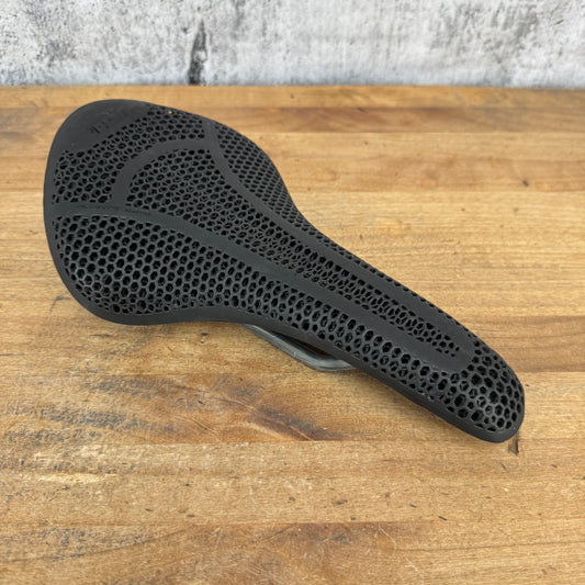 Low Mile! Fizik Aliante R1 Adaptive 145mm 7x9mm Carbon Rails 3D Printed Saddle