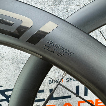 Low Mile! Roval Rapide CLX III Carbon Tubeless Disc Wheelset 700c 1311g