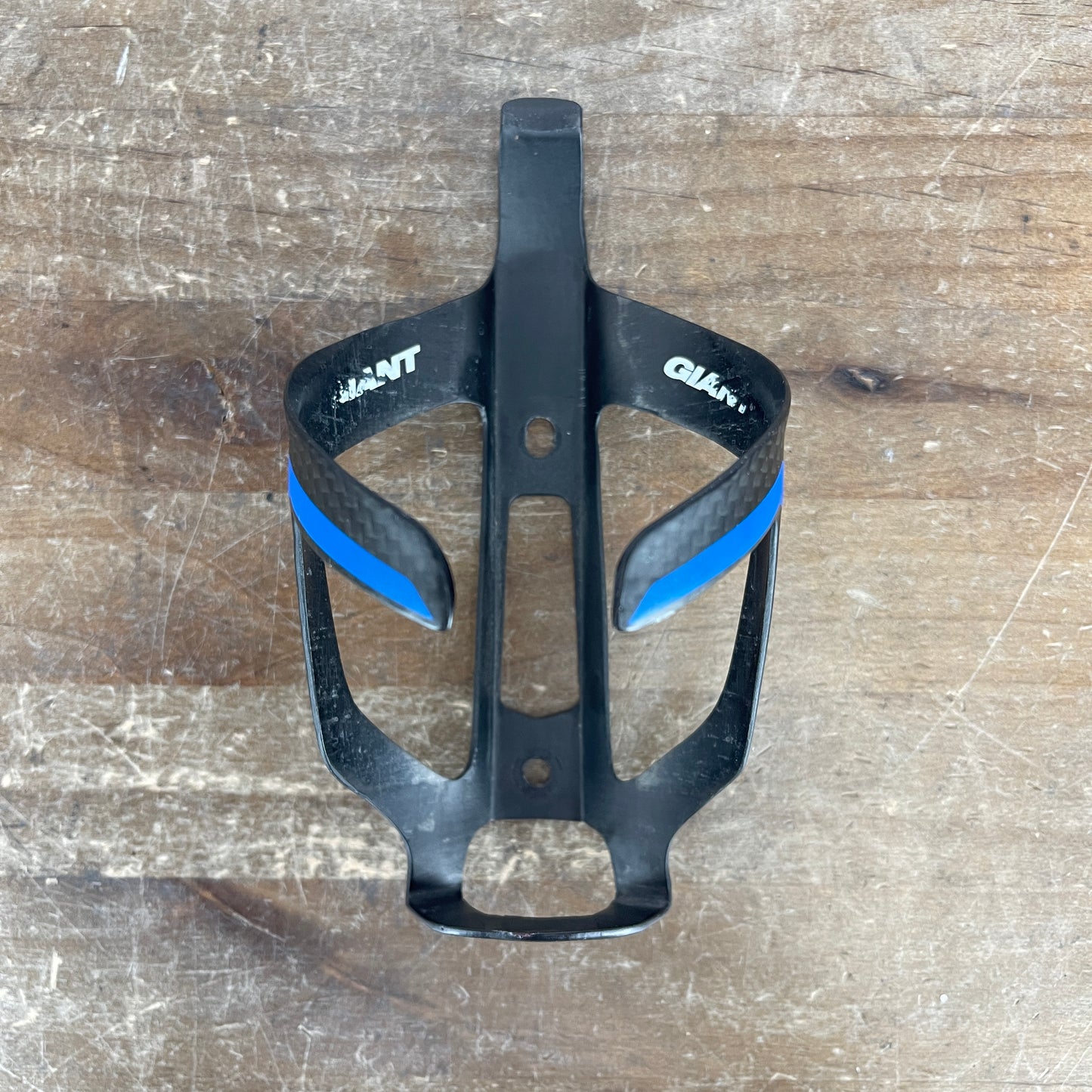 Giant Carbon Blue Accents Single Bike Water Bottle Cage 28g