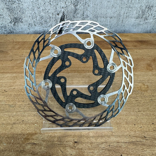 Carbon-Ti X-Rotor Steel Carbon 140mm 6-Bolt Single Disc Brake Rotor 65g