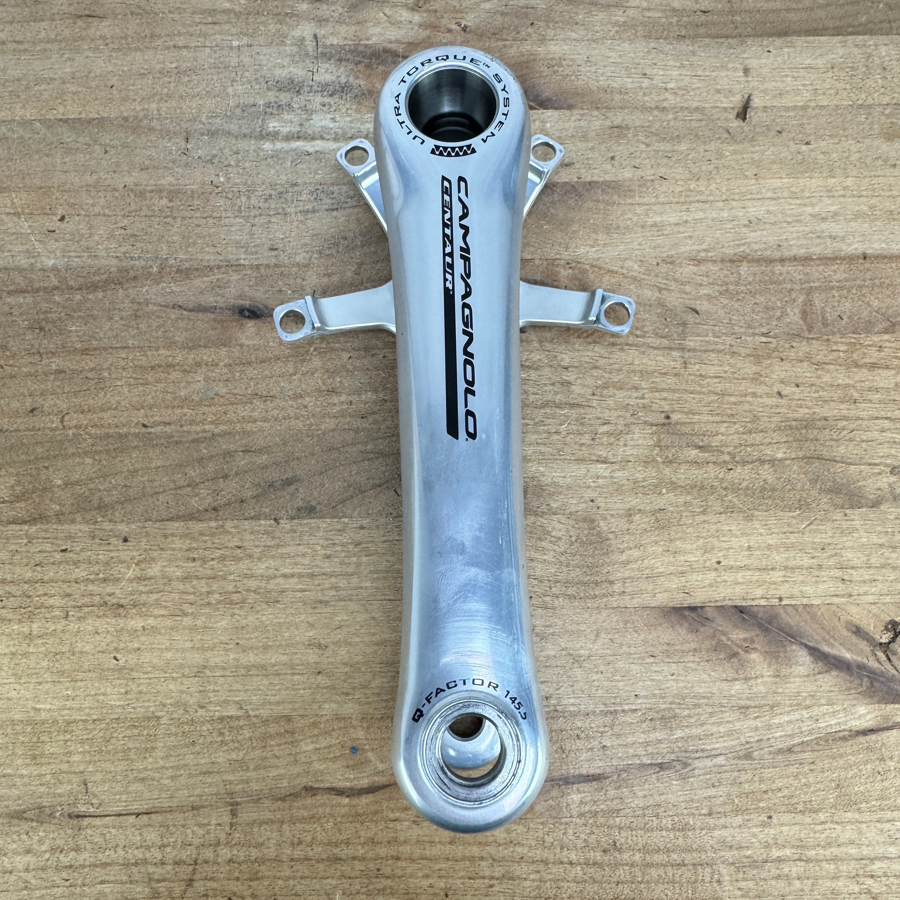 美品CAMPAGNOLO CENTAUR FC&POWER-TORQUE BB Campagnolo Centaur Carbon Power Torque Crankset: 175mm x 53