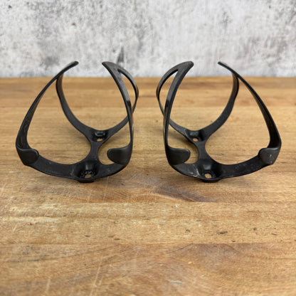 Pair Shimano Pro Carbon Bike Water Bottle Cages 44g