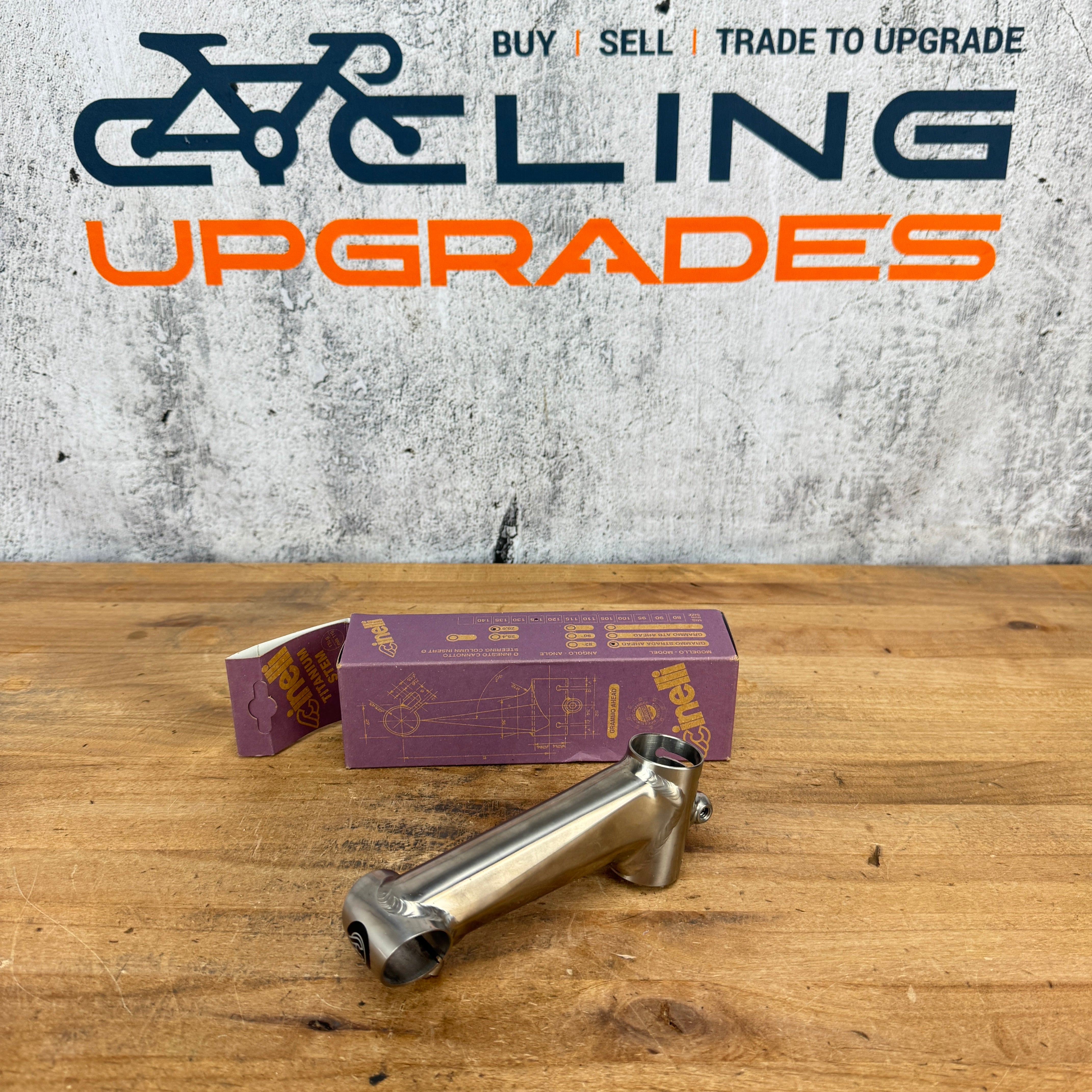 パーツ Cinelli GRAMMO AHEAD New! Cinelli Grammo Strada Ahead 125mm 1 1/8