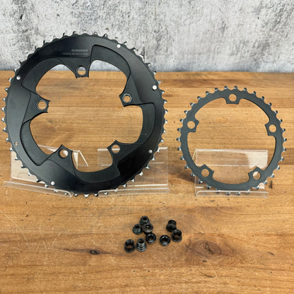 Low Mile! SRAM Red 50/34t 11-Speed 110 BCD Bike Compact Chainrings 185g