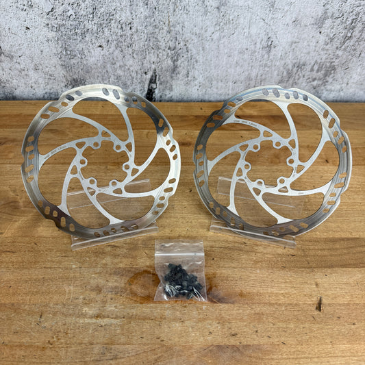 Low Mile! Pair MAGURA Storm HC 160mm 6-Bolt Disc Brake Rotors 244g