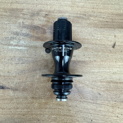 Light Use! Chris King Rear R45D Gloss Black 12mm x 148mm Disc Brake Hub 263g