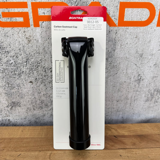 New! Bontrager Carbon 175mm 5mm Setback Seatpost Seatmast Cap 170g