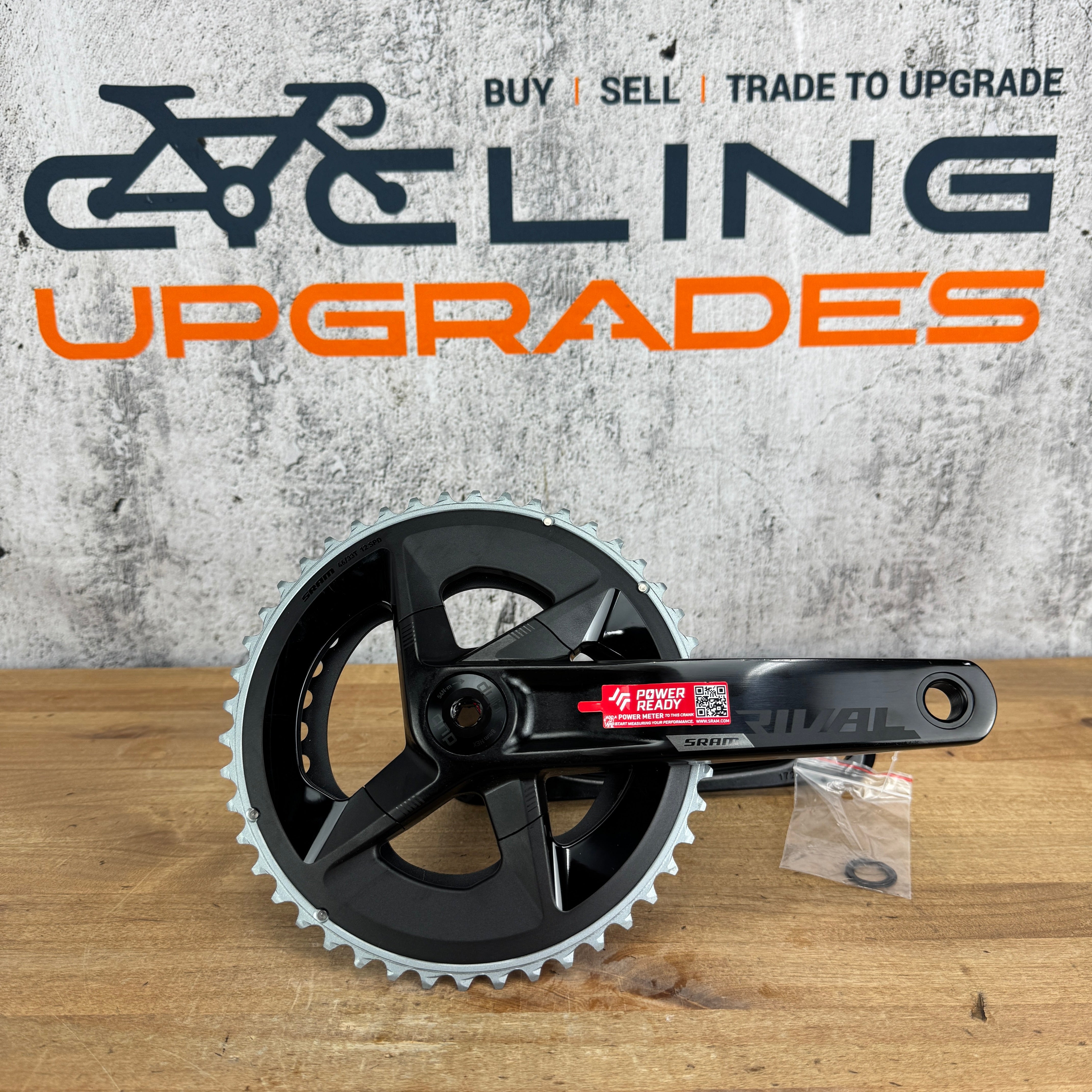 パーツ SRAM RIVAL AXS Crank Set SRAM Rival AXS Crankset with Quarq Power Meter - 172.5mm, 12