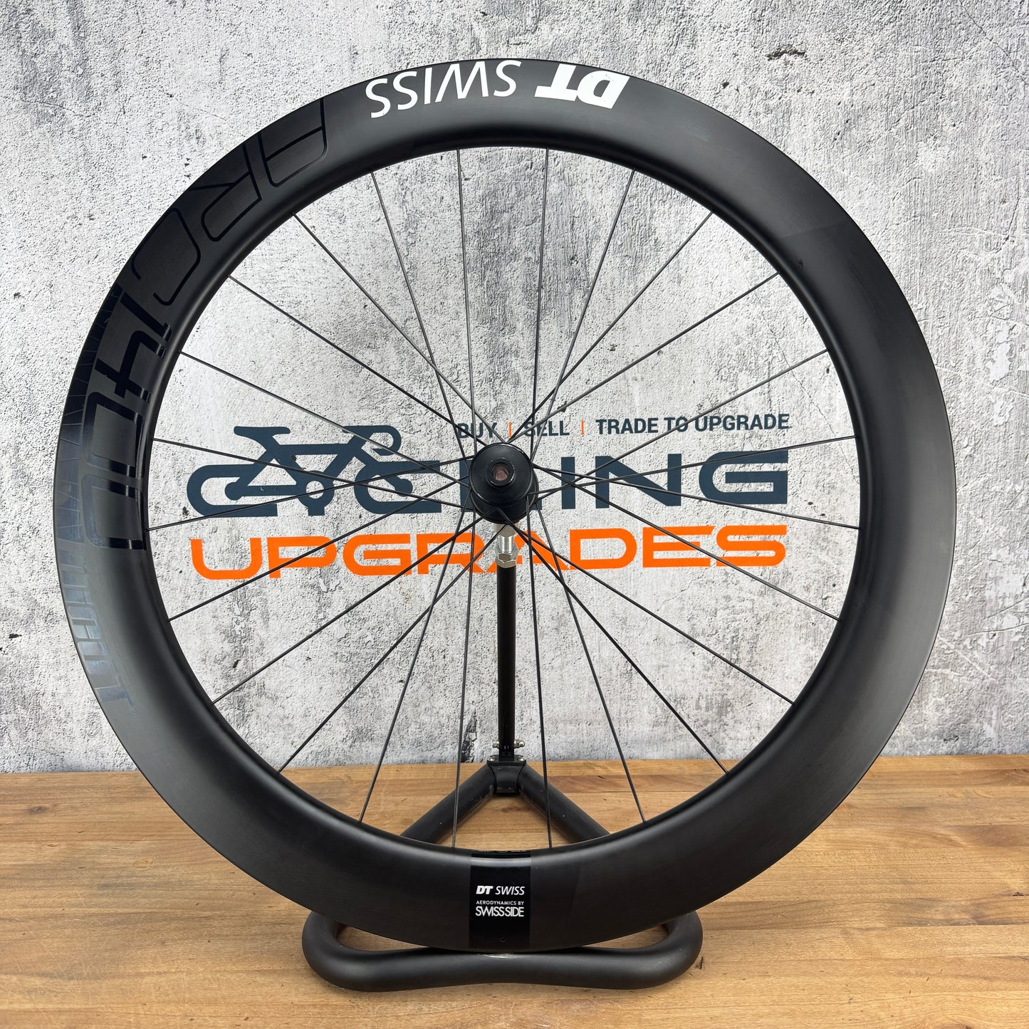 DT Swiss ARC 1400 DICUT 62mm Carbon Tubeless Disc 700c Front Wheel 787g