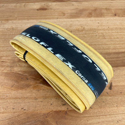 Veloflex Corsa EVO Gum Wall 700c x 25mm Clincher Single Tire