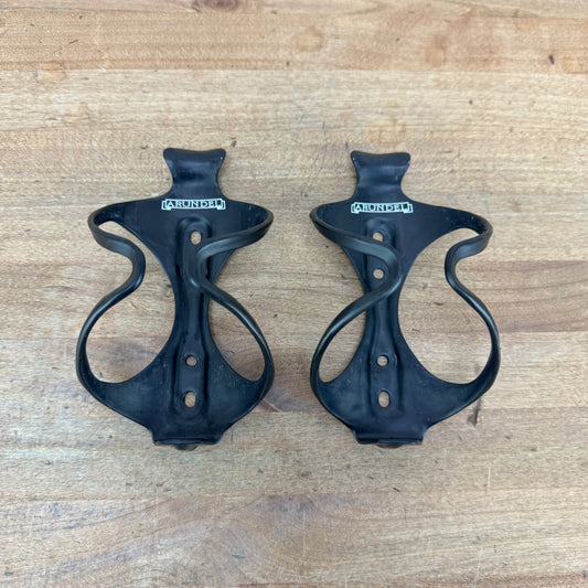 Pair Arundel Mandible Matte Black UD Weave Water Bottle Cages 55g