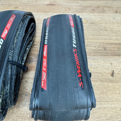 Pair Specialized S-Works Turbo RapidAir 2Bliss 700c x 26mm Tubeless Tires