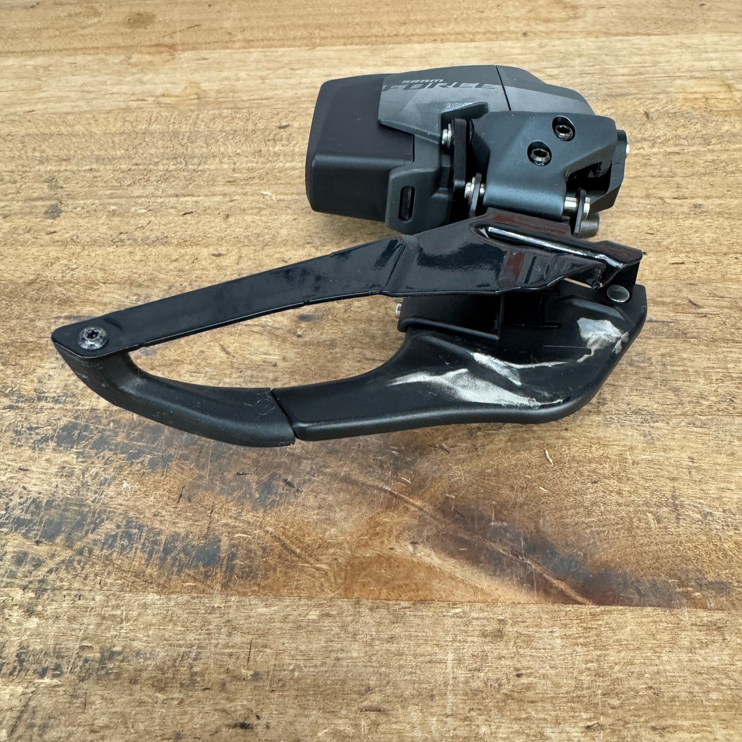 SRAM Force AXS eTap D1 12-Speed Electronic Braze-On Front Derailleur + Battery