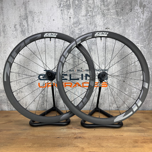 Ridden Once! Zipp 303 Firecrest Carbon Disc Hookless Tubeless Wheelset 700c