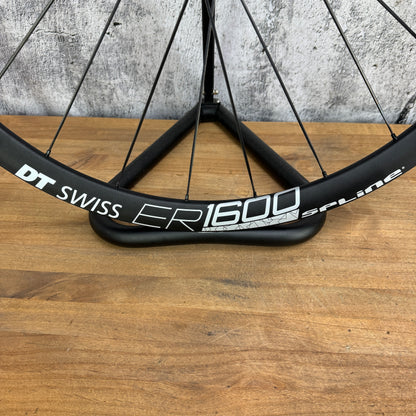 Low Mile! DT Swiss ER 1600 Spline Dt 350 Disc Alloy Bike Wheelset 700c 1825g