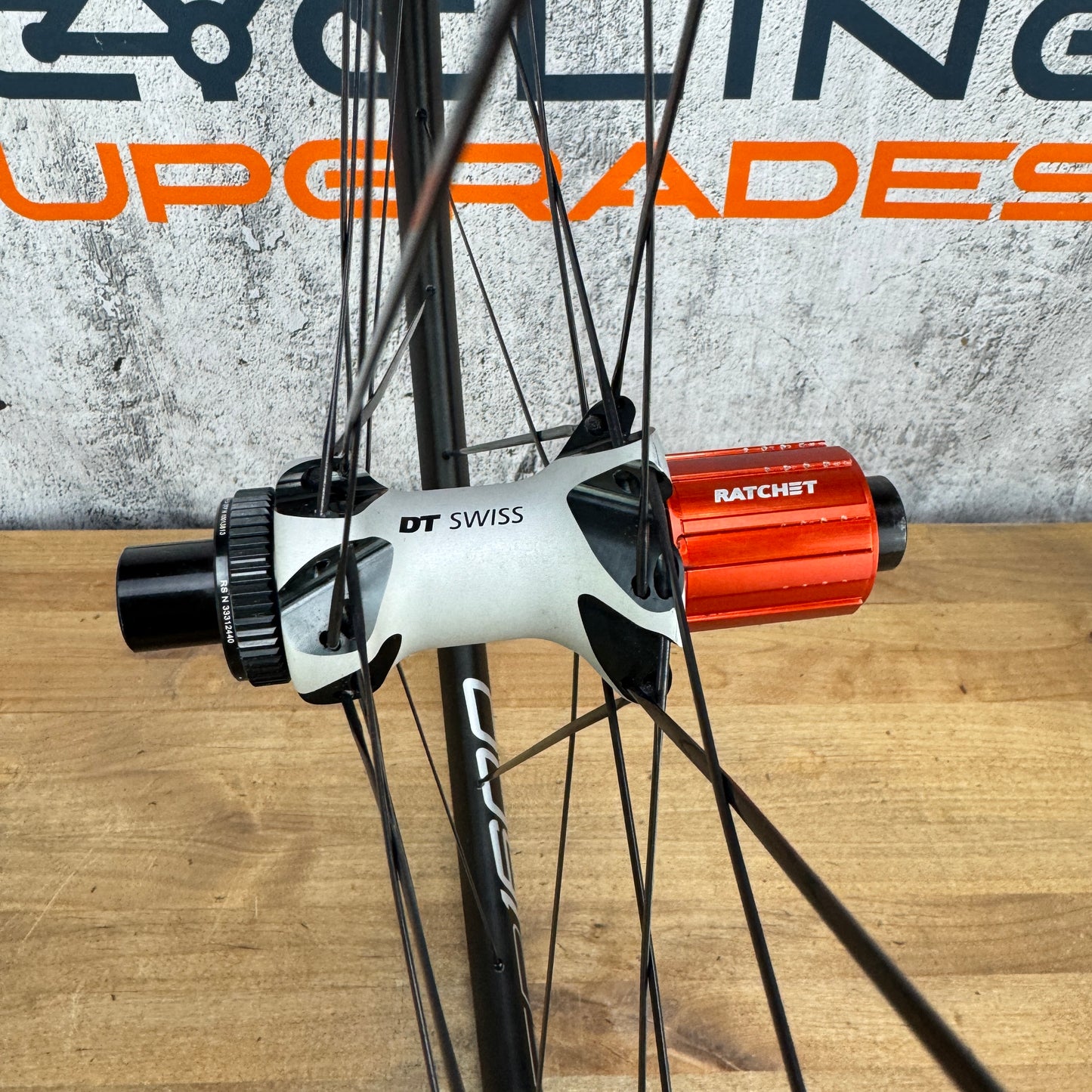 Low Mile! DT Swiss ER 1600 Spline Dt 350 Disc Alloy Bike Wheelset 700c 1825g
