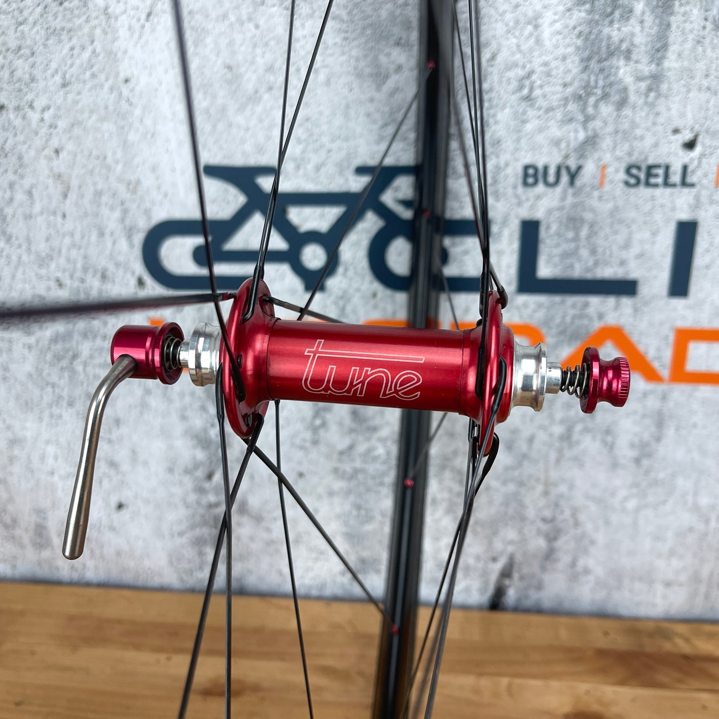 Nobium Alloy Tubular Wheelset 700c Rim Brake Tune Mig70 Mag180 Hubs Sapim CX-Ray