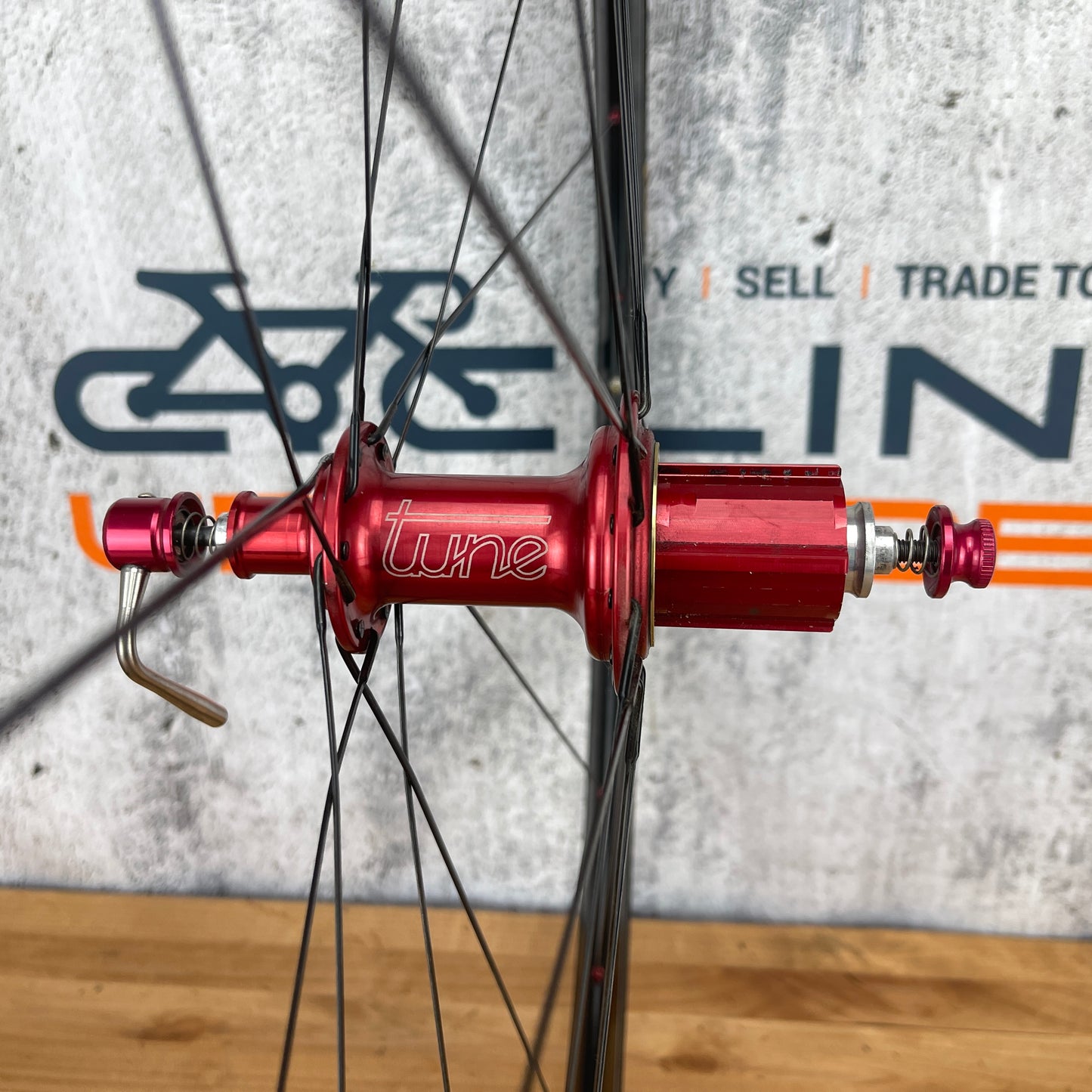 Nobium Alloy Tubular Wheelset 700c Rim Brake Tune Mig70 Mag180 Hubs Sapim CX-Ray
