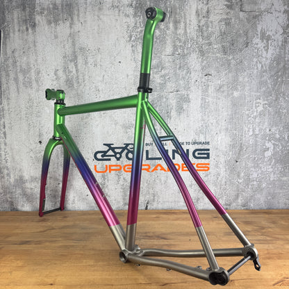 2021 Mosaic GT-1 AR Titanium 56.5cm Enve Chris King Gravel Bike Frameset 700c