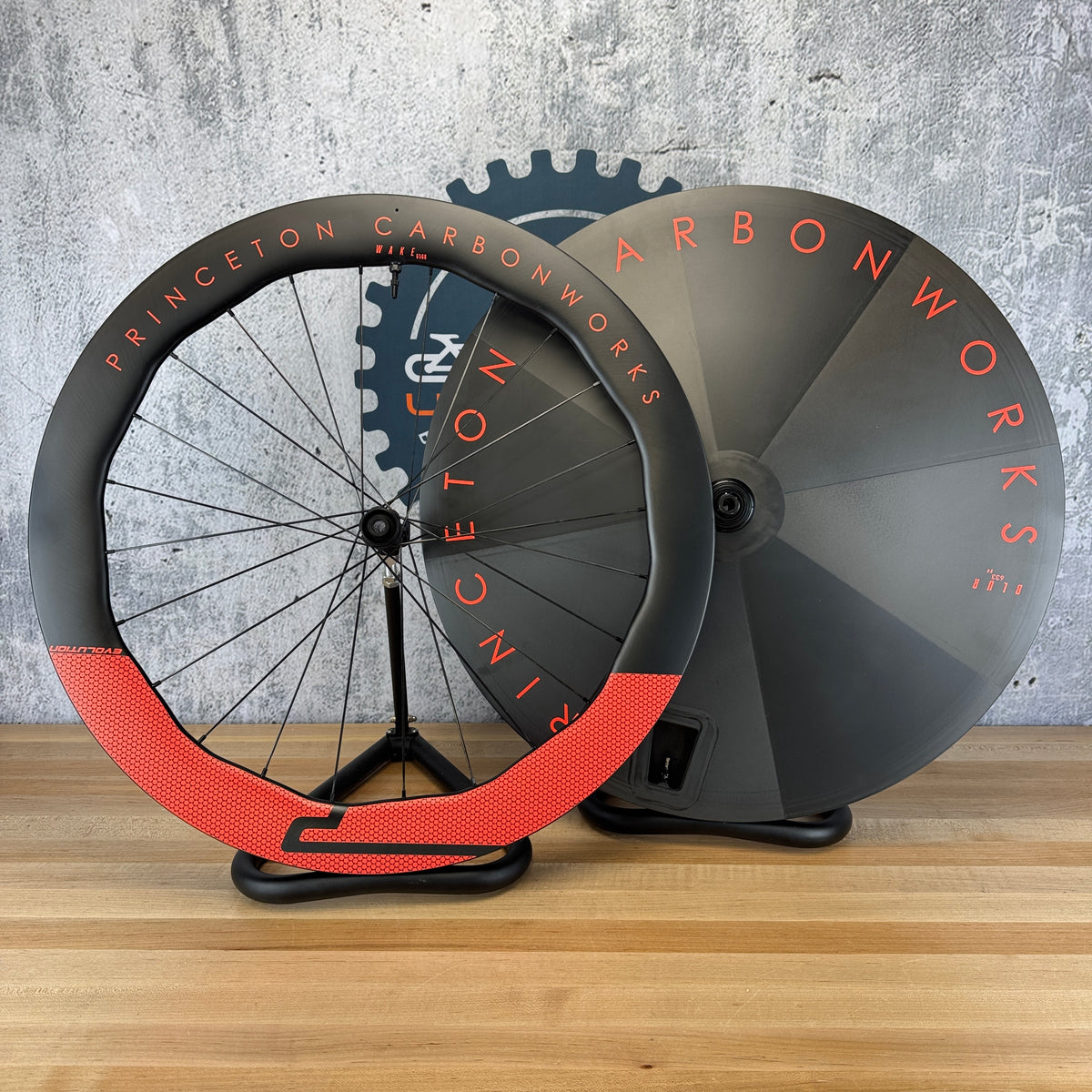 Princeton CarbonWorks Wake 6560/Blur 633V4 Carbon Tubeless TT Disc Wheelset — photo 1 of 13