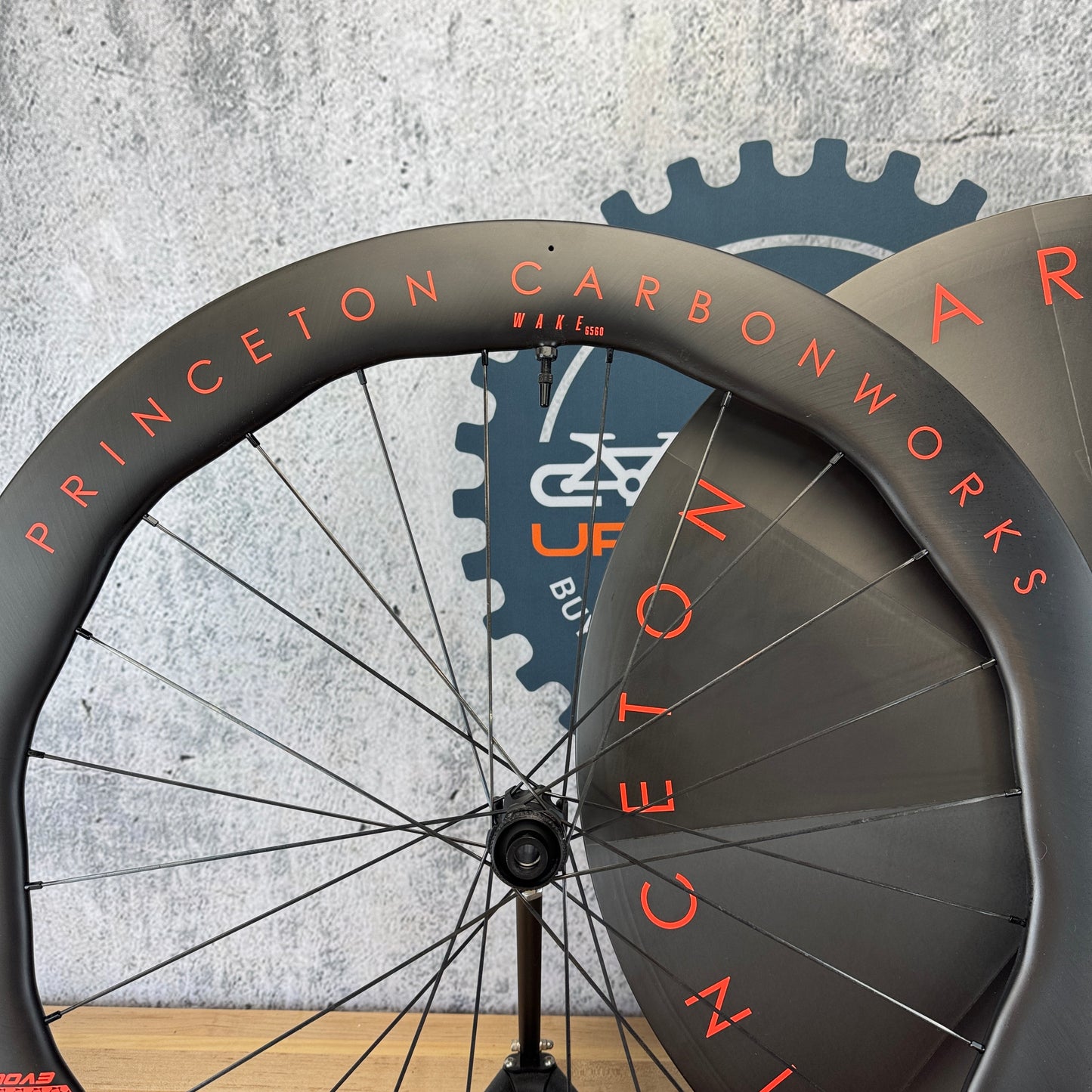 Princeton CarbonWorks Wake 6560/Blur 633V4 Carbon Tubeless TT Disc Wheelset