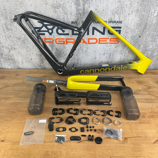 New! Cannondale SuperSix EVO Hi-Mod 48cm Carbon Disc Frameset 700c Laguna Yellow