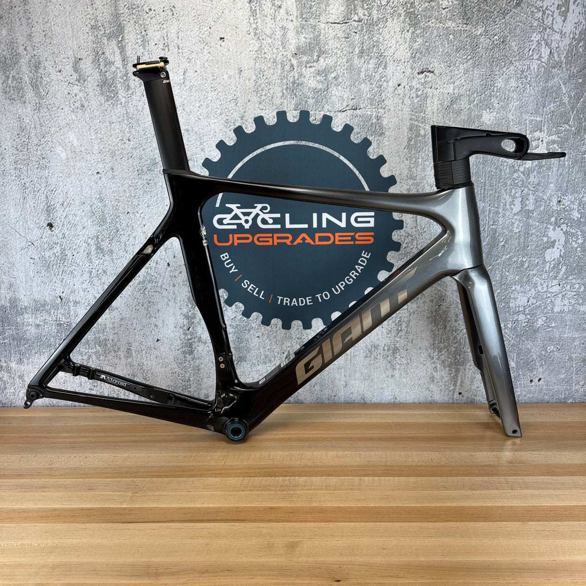 2020 Giant Propel Advanced M/L 57cm Carbon Disc Frameset 700c + Stem