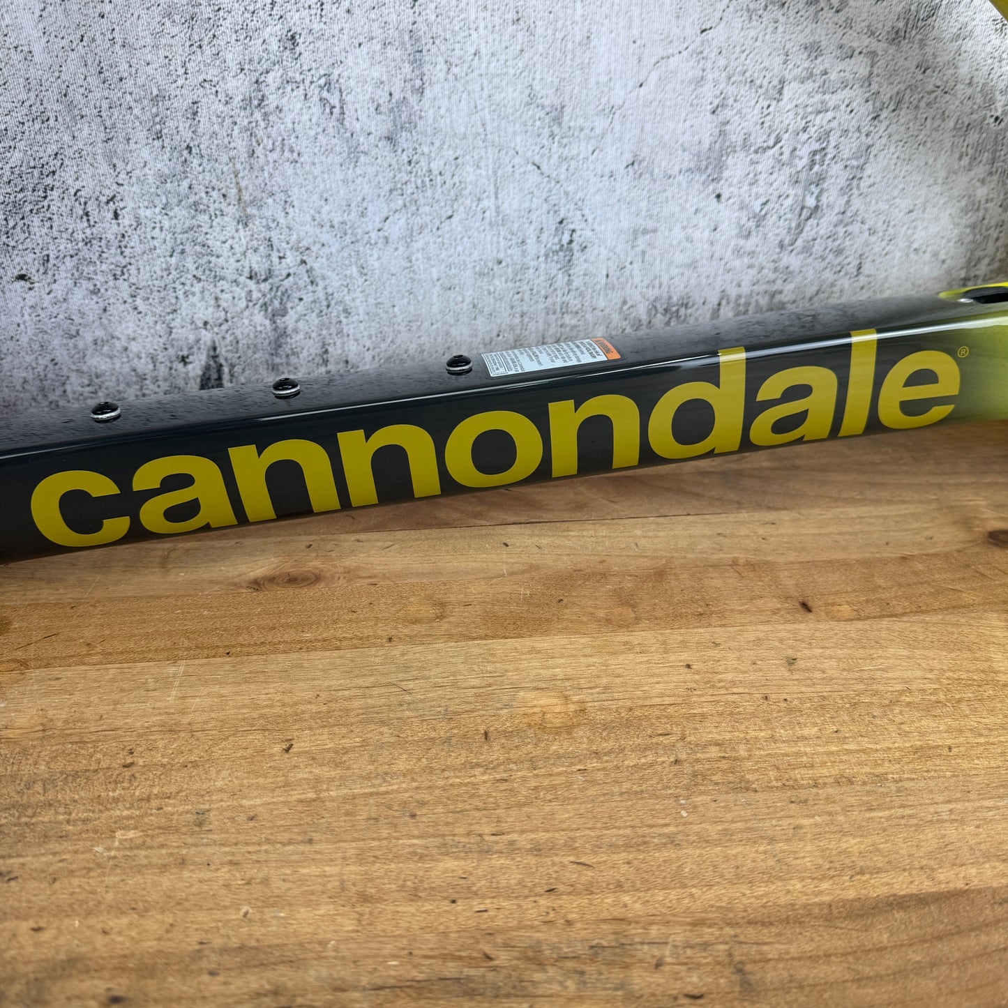 New! Cannondale SuperSix EVO Hi-Mod 48cm Carbon Disc Frameset 700c Laguna Yellow