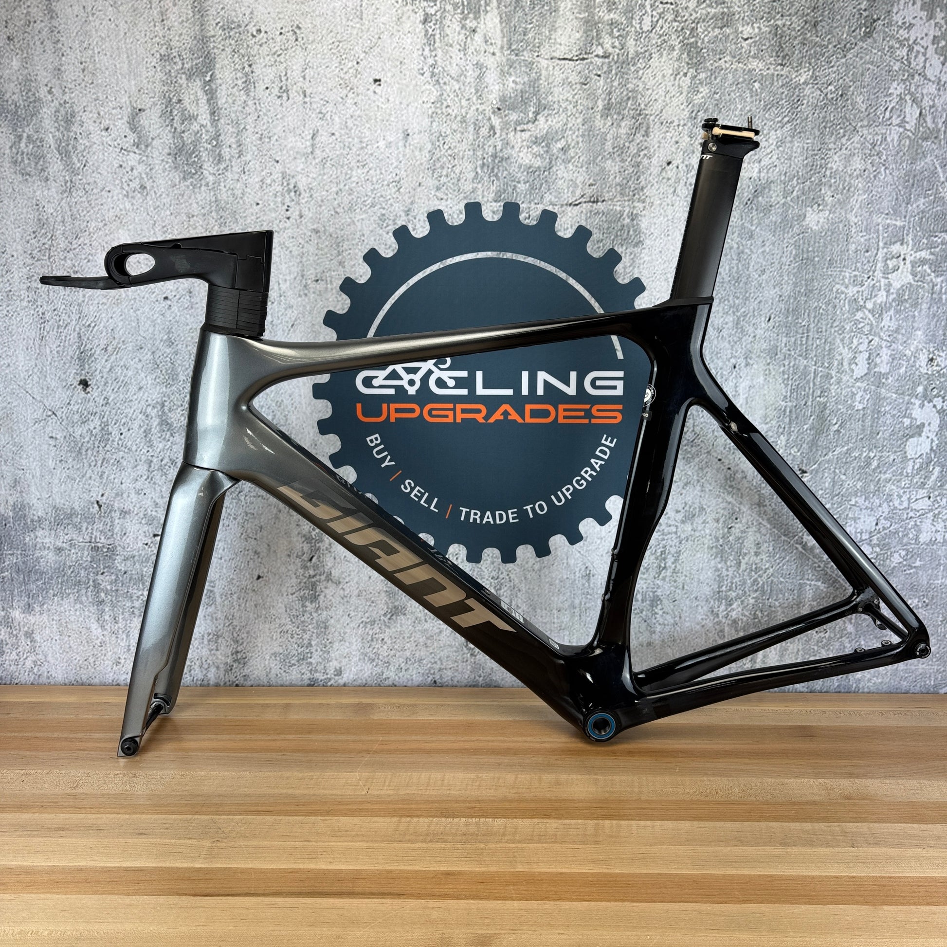 2020 Giant Propel Advanced M/L 57cm Carbon Disc Frameset 700c + Stem –