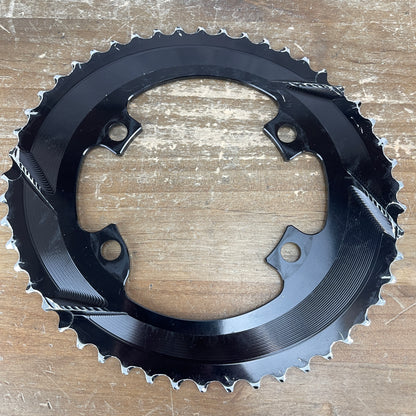 Absolute Black 50/34t Oval Road Chainrings for R9100 & Ultegra R8000 & R7000