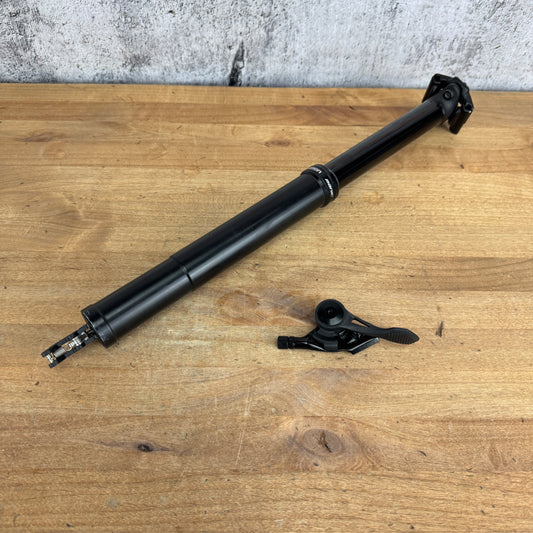Low Mile! X-Fusion Manic 34.9mm 150mm Travel Dropper MTB Bike Seatpost + Remote