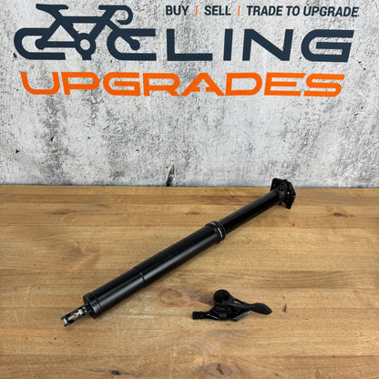 Low Mile! X-Fusion Manic 34.9mm 150mm Travel Dropper MTB Bike Seatpost + Remote