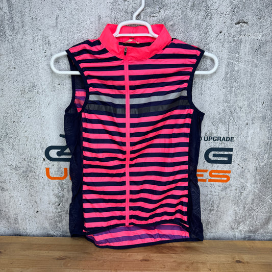 Light Use! Rapha Gilet Pink/Navy High Viz Size Large Men's Cycling Vest 82g