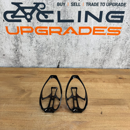 Low Mile! Pair Specialized Rib Cage II Bike Water Bottle Cages 68g
