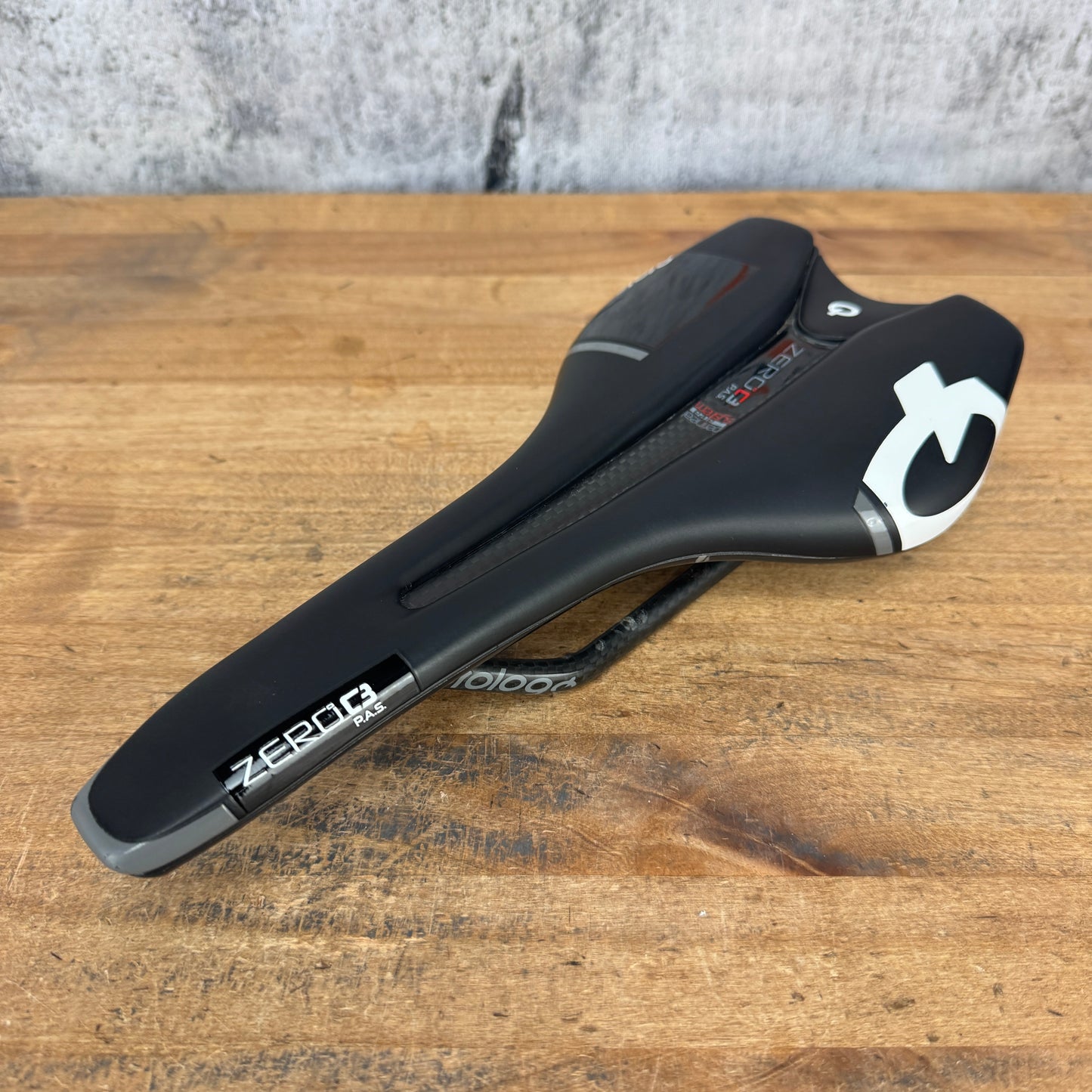 Prologo Zero C3 P.A.S. 132mm 7x9mm Nack Carbon Rails Bike Saddle 154g