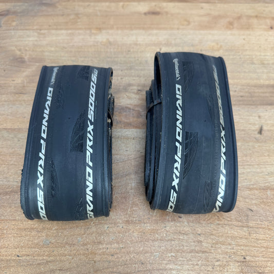 Pair Continental Grand Prix 5000 S TR 700c x 28mm Tubeless Road Bike Tires