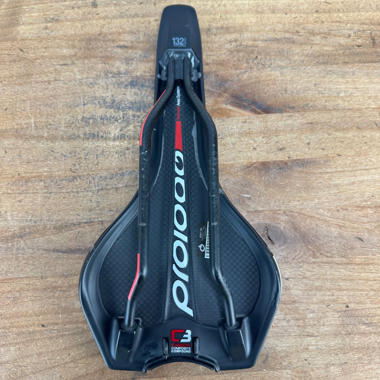 Prologo Zero C3 P.A.S. 132mm 7x9mm Nack Carbon Rails Bike Saddle 154g