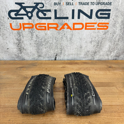 Low Mile! Pair Pirelli Cinturato Gravel M 700c x 40mm Tubeless Gravel Bike Tires