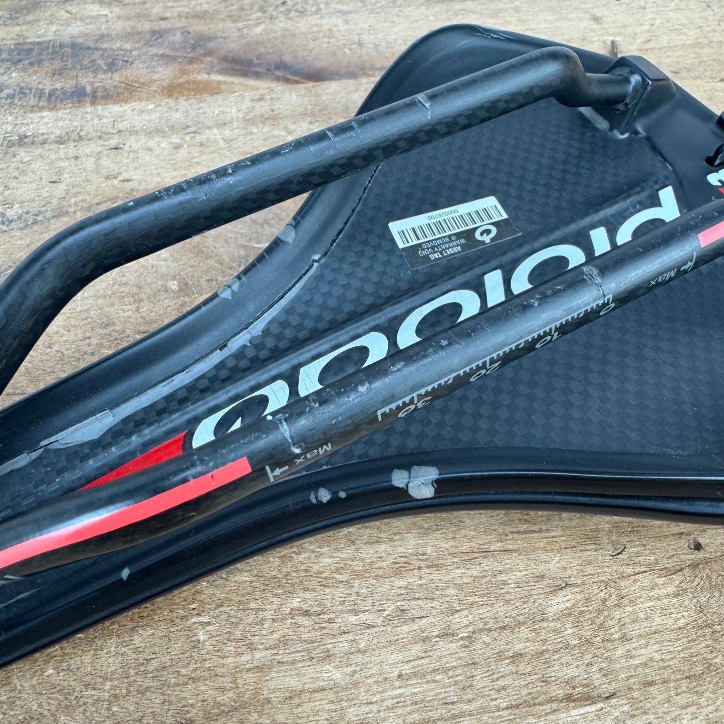Prologo Zero C3 P.A.S. 132mm 7x9mm Nack Carbon Rails Bike Saddle 154g