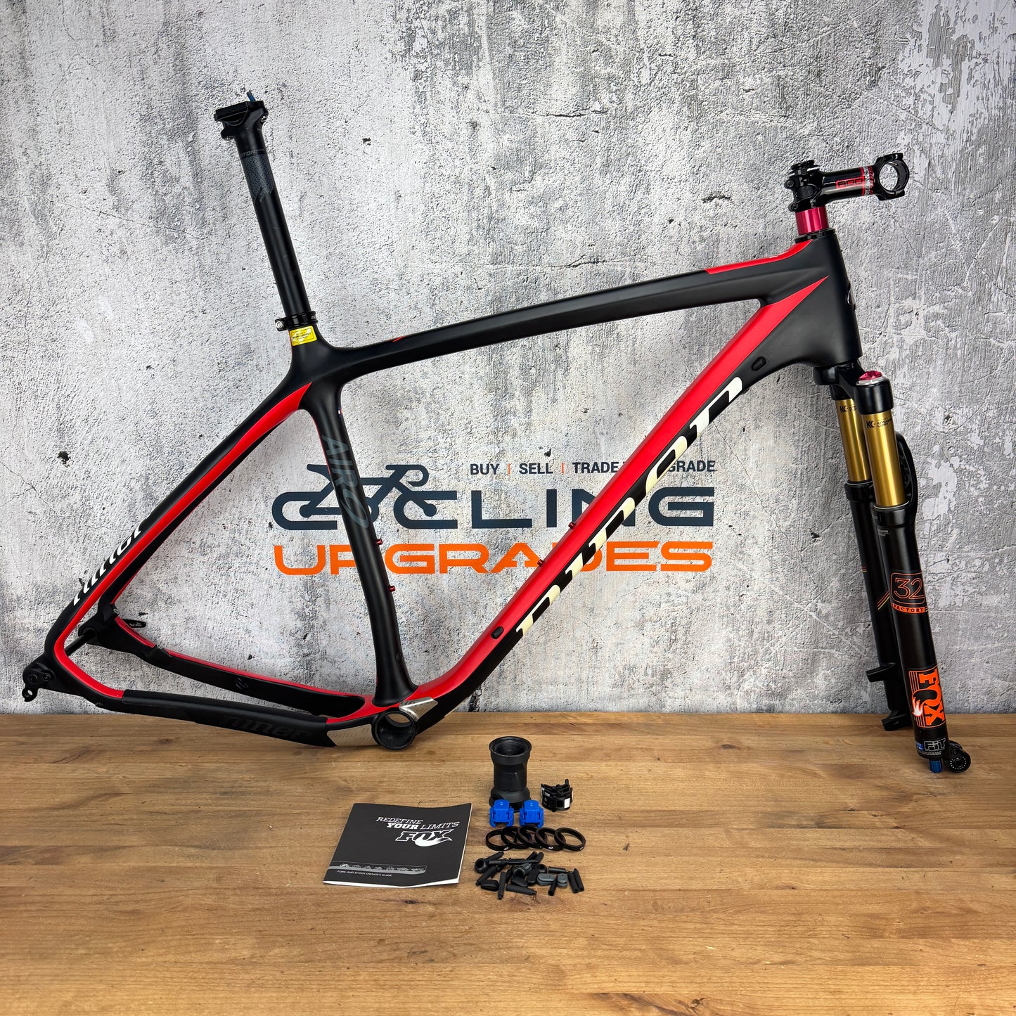 Ridden Once! 2018 Niner Air 9 RDO Non-Boost 29" Carbon HT Mountain Bike Frameset