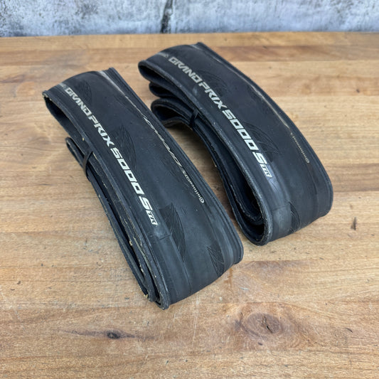 Pair Continental Grand Prix 5000 S TR 700c x 30 Tubeless Bike Tires 619g