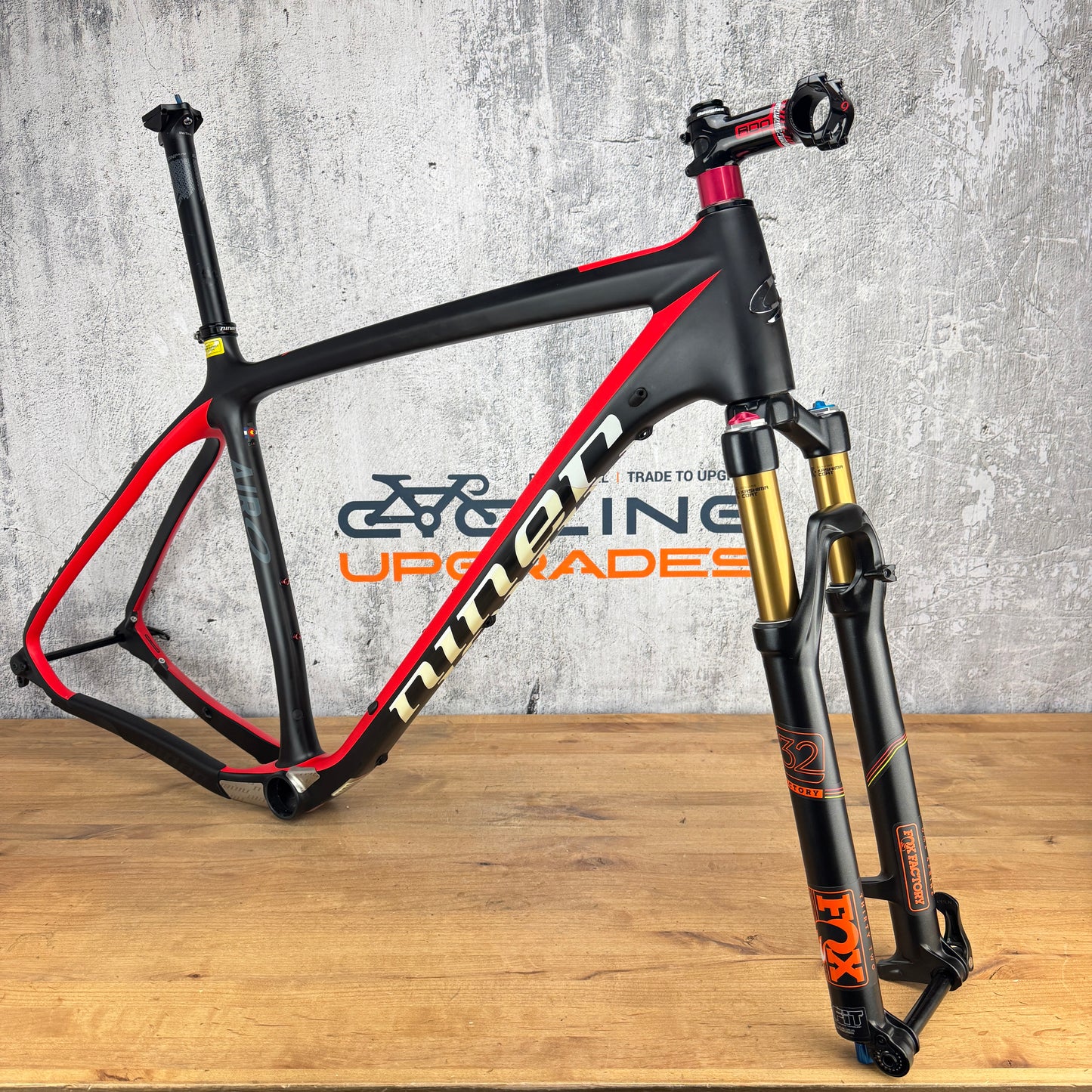 Ridden Once! 2018 Niner Air 9 RDO Non-Boost 29" Carbon HT Mountain Bike Frameset
