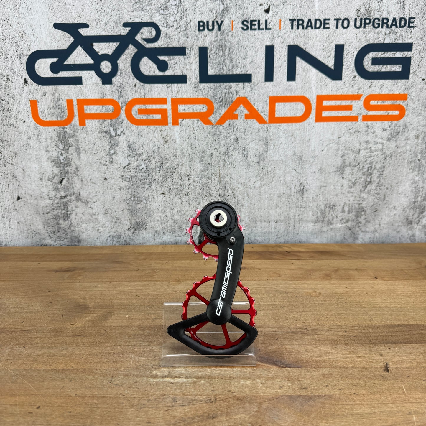 Low Mile! Ceramicspeed OSPW Red fits Red D1/Force D1+Red E1 Rear Derailleur Cage