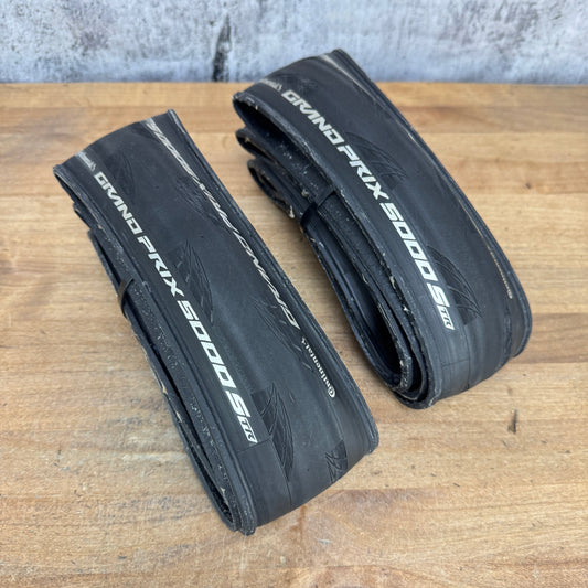Pair Continental Grand Prix 5000 S TR 700c x 30 Tubeless Bike Tires 622g
