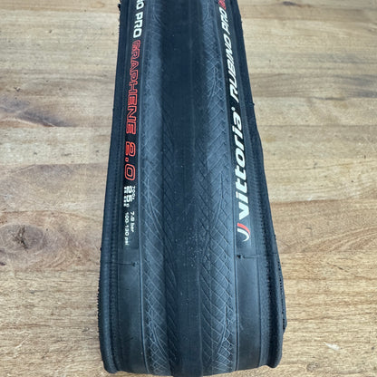 Pair Vittoria Rubino Pro Graphene 2.0 700c x 25 Clincher Bike Tires